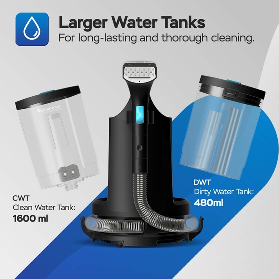 TURBOTRONIC TT-AQV600 500 W Μαύρο Σκούπα Υγρών και Στερεών image 9