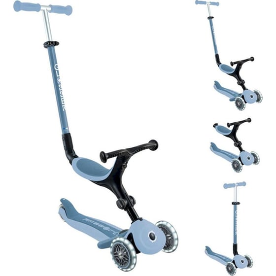 Παιδικό Πατίνι Globber Go Up Active Lights Ecologic  Πολυμορφικό 4 In 1- Μπλε image 0