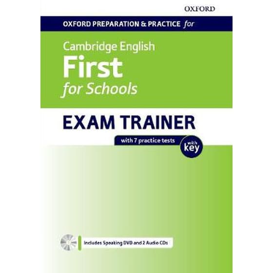 Oxford Preparation & Practice for Cambridge English- First for Schools Exam Trainer- Student's Book Pack with Key image 0