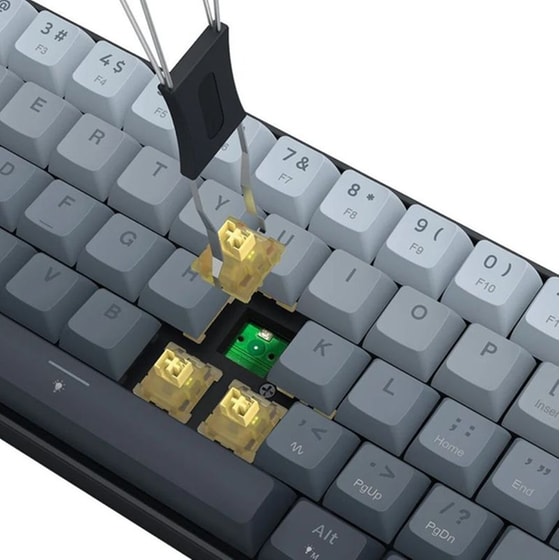 Redragon Fizz RT K617GGB-RGB-MP Ενσύρματο Gaming Μηχανικό Πληκτρολόγιο με Magnetic διακόπτες - Μαύρο (US) image 6