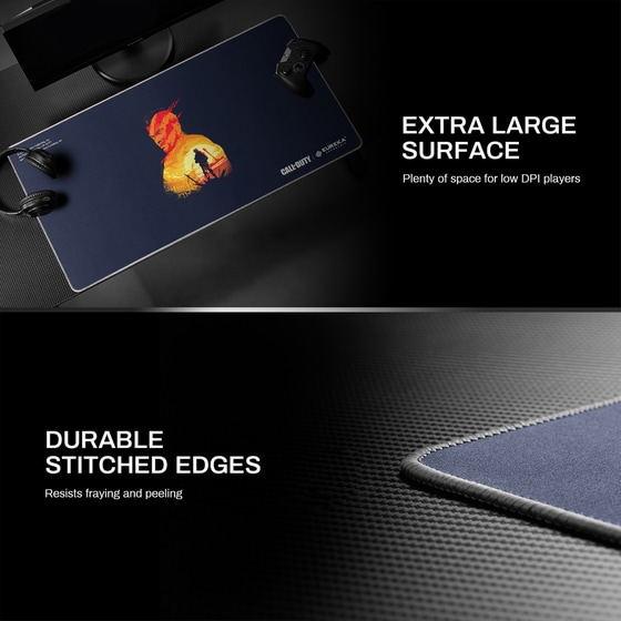 Eureka Ergonomic Call of Duty Gaming Mouse Pad XXL 800mm Μαύρο image 4