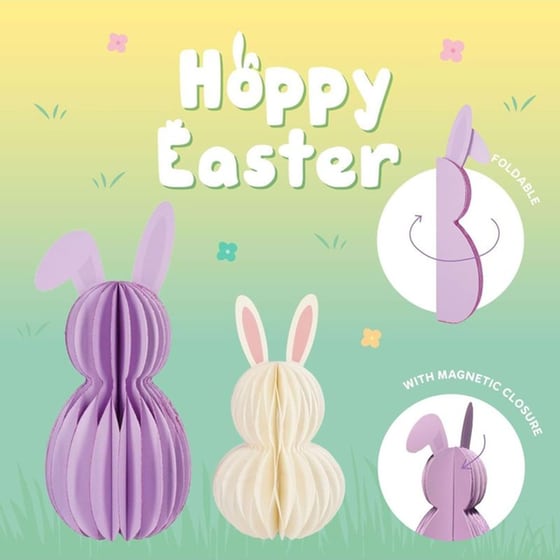 Legami Bunny Σετ Αναδιπλούμενο Χαρτί (2 Τεμάχια) image 1