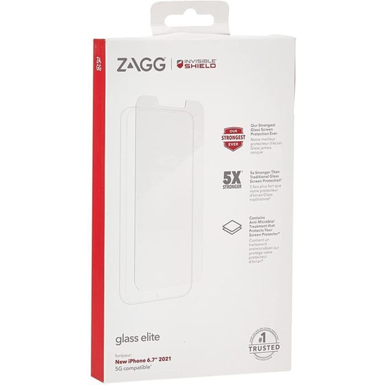 Προστατευτικό οθόνης Apple iPhone 15 Pro Max - Zagg InvisibleShield Full Face Tempered Glass Glass Elite VisionGuard image 1