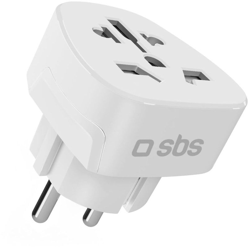Αντάπτορας SBS World Travel Adapter European Plug 2500W - White