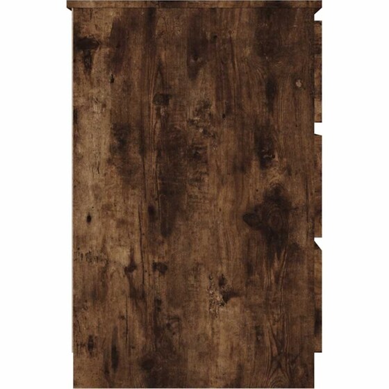 Γραφείο VidaXL από Επεξεργασμένο Ξύλο 140x50x77 cm - Καπνιστή Δρυς image 3