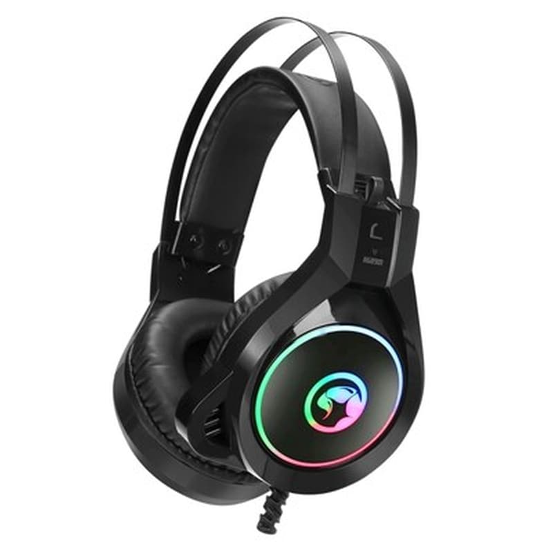 MARVO Marvo HG8901 Gaming Ενσύρματα Ακουστικά 3.5mm/USB με RGB Φωτισμό - Μαύρα