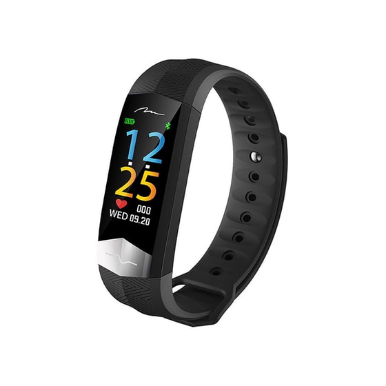Activity Tracker Media Tech Active Band με ECG Μαύρο image 0