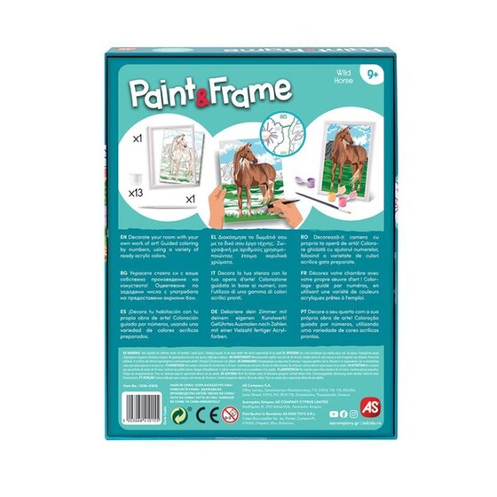AS Company Paint & Frame Ζωγραφίζω Με Αριθμούς Wild Horse image 8