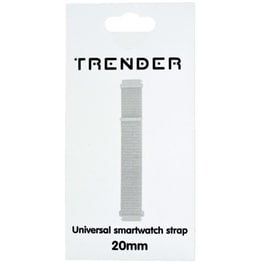 Λουράκι Trender Nylon Band για Universal 20mm - White