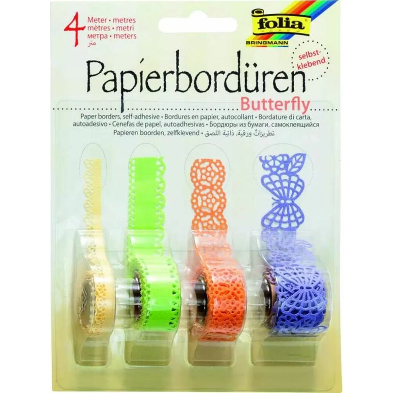 Χάρτινες Μπορντούρες 4 Σχέδια, Butterfly