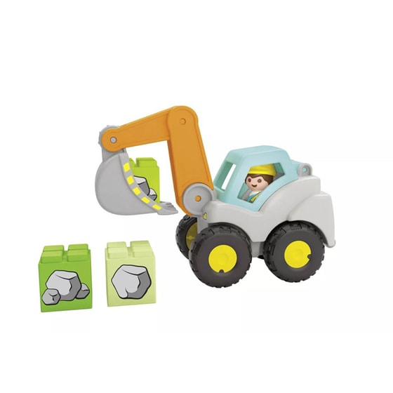 PLAYMOBIL® Junior Φορτωτής Εκσκαφέας (71684) image 1