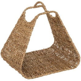 Θήκη Περιοδικών Spitishop Ψάθινη 33.5x28.5x32 cm - Μπεζ