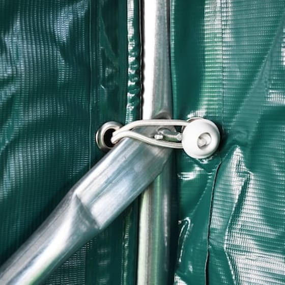 Κιόσκι Vidaxl PVC 2.4x2.4m - Πράσινο image 3