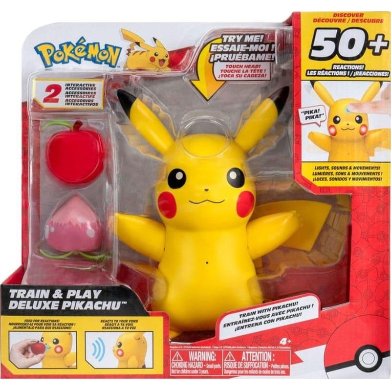 JAZWARES Φιγούρα Jazwares Διαδραστική Pokemon - My Partner Pikachu (11cm)