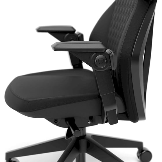 Gaming Καρέκλα Noblechairs Dwan Black από Συνθετικό Δέρμα - Μαύρη image 3