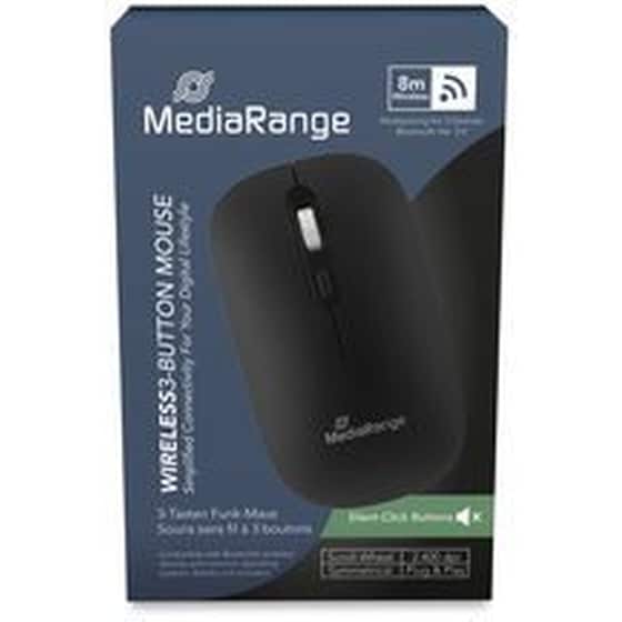MediaRange MROS267 Ασύρματο Ποντίκι - Μαύρο image 1