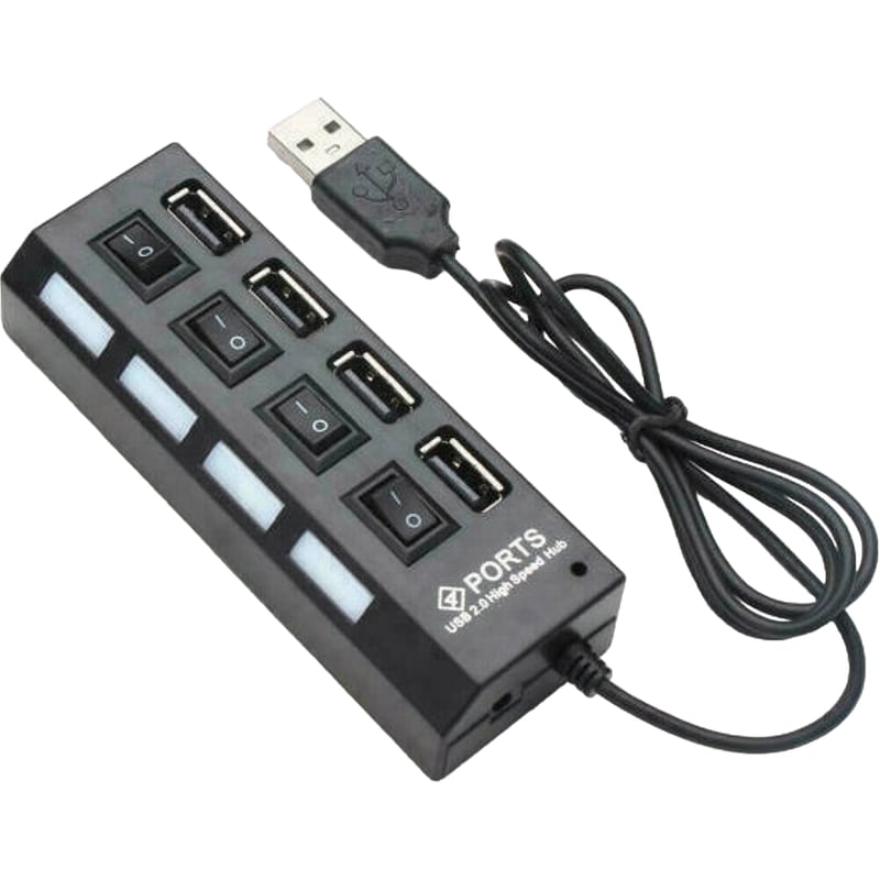 Andowl Q-H4 USB Hub 4-Port USB 2.0 συμβατό με USB-A OEM