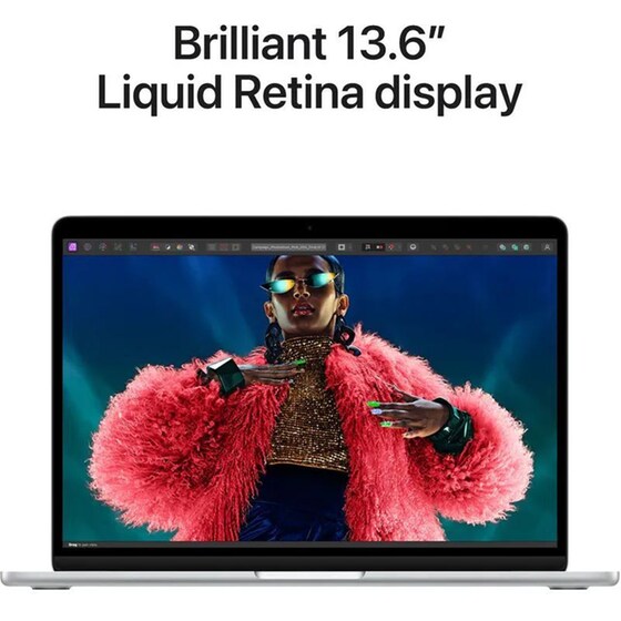 Apple MacBook Air with M3 Chip 13.6"QHD (Apple M3/16GB/256GB SSD/MacOs) Silver image 4