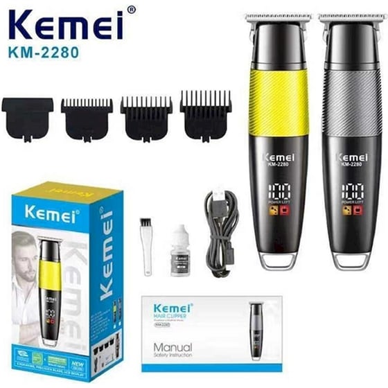 Κουρευτική Μηχανή Kemei KM-2280 Μαύρο image 1