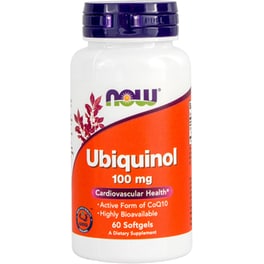 Ειδικό Συμπλήρωμα Διατροφής Now Ubiquinol 100mg - 60 κάψουλες
