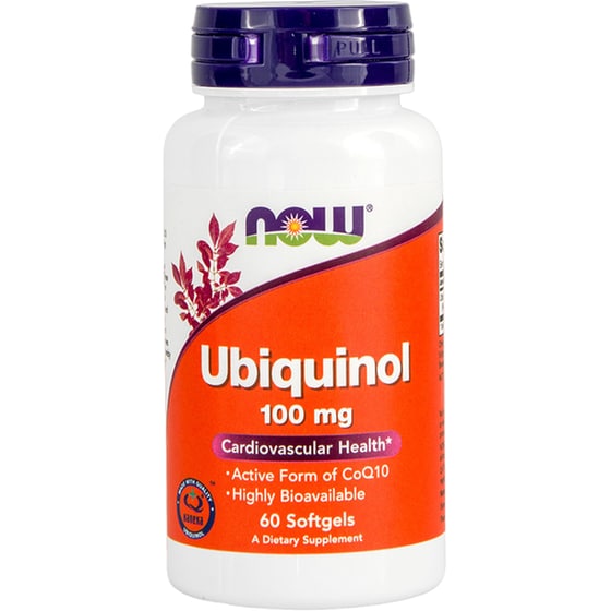 Ειδικό Συμπλήρωμα Διατροφής Now Ubiquinol 100mg - 60 κάψουλες image 0
