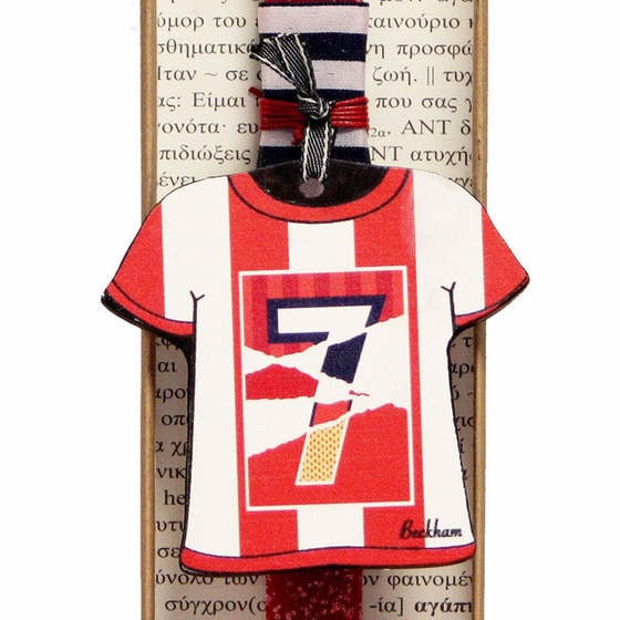 Λαμπάδα SYNCHRONIA Φανέλα Κόκκινή 30 cm image 2