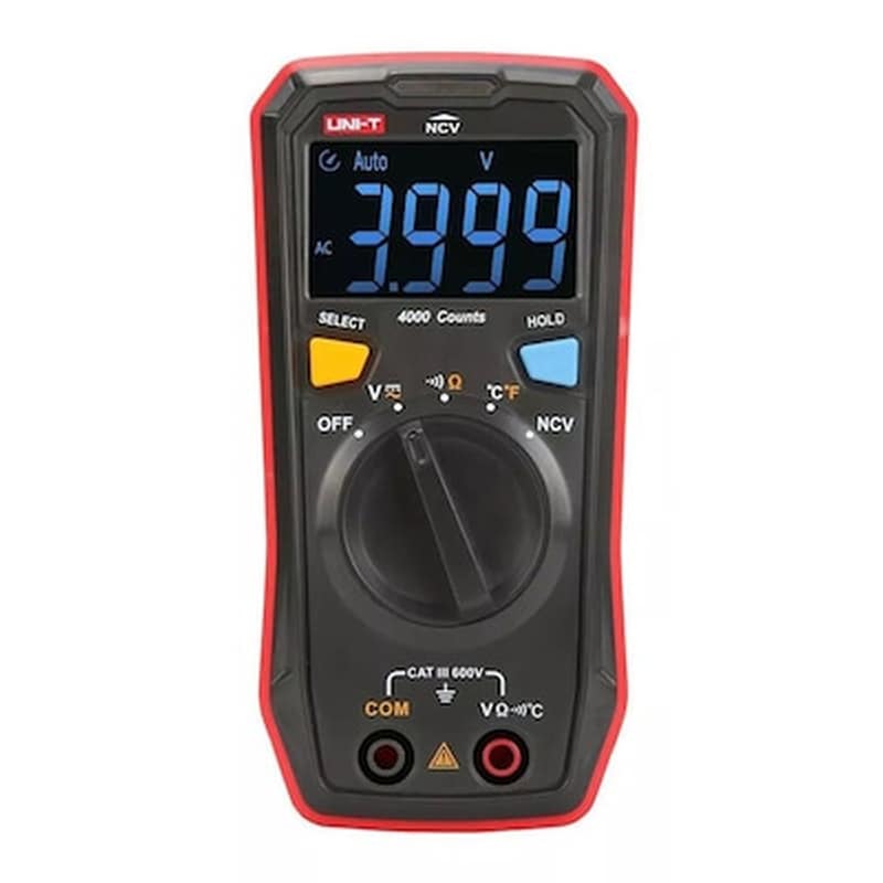UNI-T Uni-t Ψηφιακό Πολύμετρο Τσέπης Ut123t, Ncv, Dc/ac