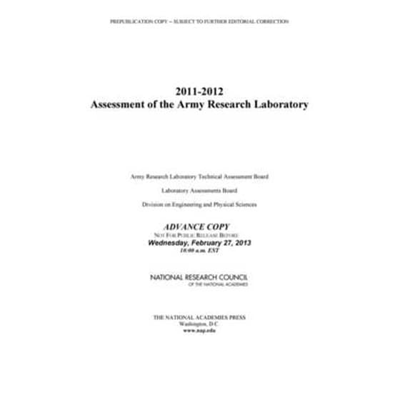 2011-2012 Assessment of the Army Research Laboratory image 0