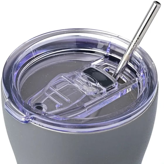 Ποτήρι Θερμός Estia Home Art Save The Aegean Fjord Grey 350 ml image 2