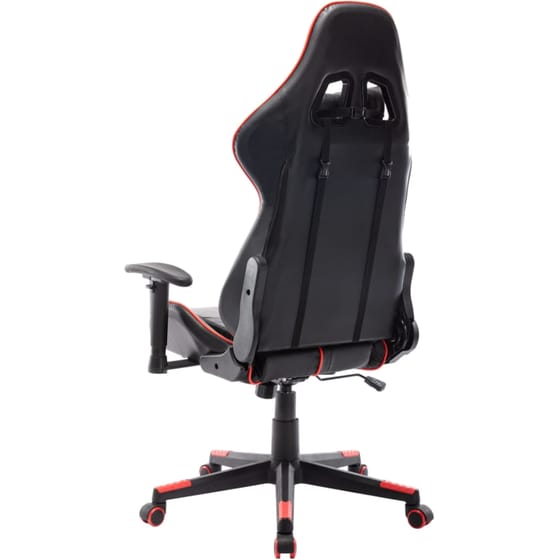 Καρέκλα Gaming VidaXL από Τεχνητό Δέρμα - Μαύρη/Κόκκινη image 3