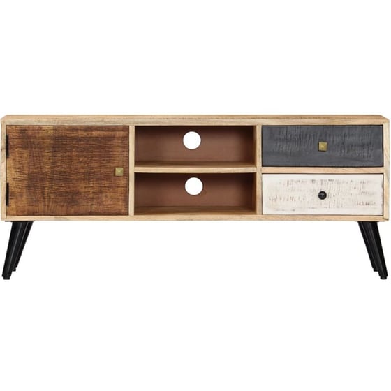 Έπιπλο Τηλεόρασης VidaXL Ξύλινο 115x30x47cm - Πολύχρωμο image 1