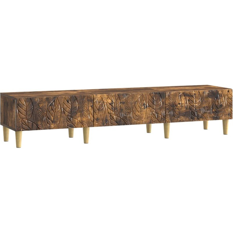 Έπιπλο Τηλεόρασης VidaXL 147x34.5x30 cm - Καπνισμένο Ξύλο Δρυός