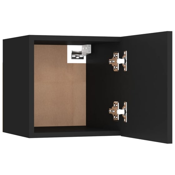 Έπιπλο Τηλεόρασης VidaXL από Μοριοσανίδα 30.5x30x30 cm - Μαύρο image 5
