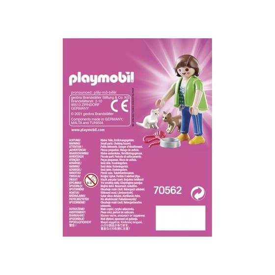 PLAYMOBIL® Playmo-Friends Γυναίκα με Γατούλες (70562) image 2