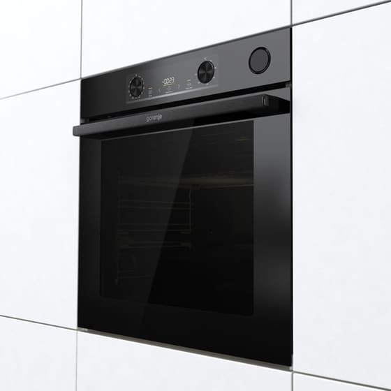 GORENJE BSA6737E15BG 77 Lt Μαύρο Εντοιχιζόμενος Φούρνος Άνω Πάγκου image 3
