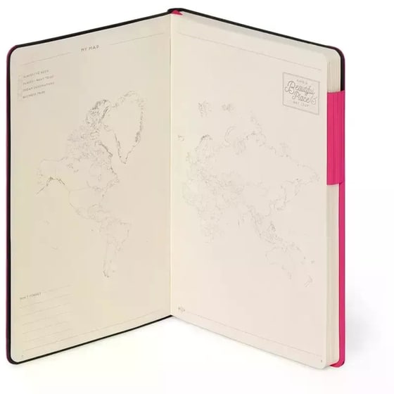 Σημειωματάριο Legami Ριγέ Large Retro Raspberry image 2