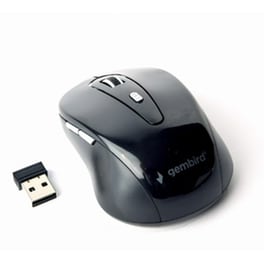 Gembird MUSW-6B-01 Ασύρματο Ποντίκι Μαύρο