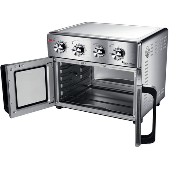 TURBOTRONIC TT-AF32MFD airchef Pro 32 Lt Ασημί Ηλεκτρικό Φουρνάκι image 2