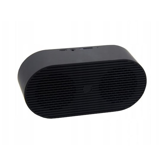 Ασύρματο Ηχείο Bluetooth 4.2 Με Εμβέλεια 10m Και Ρολόι Σε Μαύρο Χρώμα, 14.5x4.7x6.6 Cm image 1