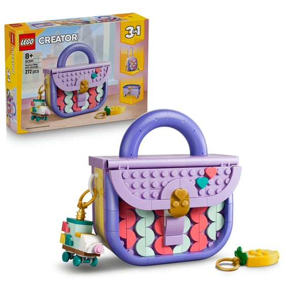 LEGO® Creator 3in1 Art Fashion Bag with Storage (31391) image 6