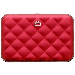 Πορτοφόλι Αλουμινίου Ogon Quilted Button Red