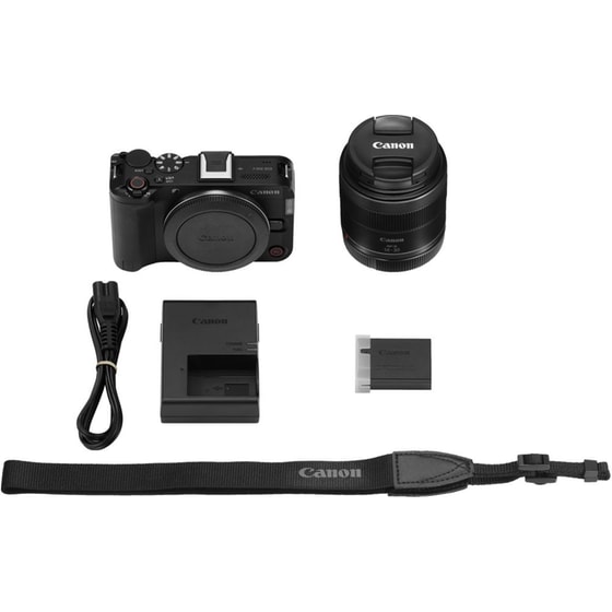 Φωτογραφική Μηχανή Mirrorless Canon EOS R50 V + Φακός Canon RF-S 14-30mm f/4-6.3 IS STM PZ - Black image 4