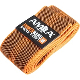 Λάστιχο Γυμναστικής Amila Powerband Μέτριο - Κίτρινο
