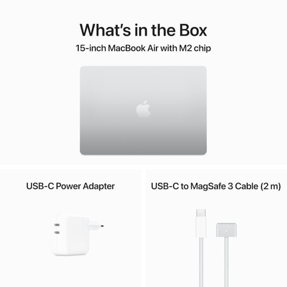Apple MacBook Air with M2 Chip 15.3" QHD+ (Apple M2/8 Cores/8GB/512GB SSD/Mac OS) Silver image 11