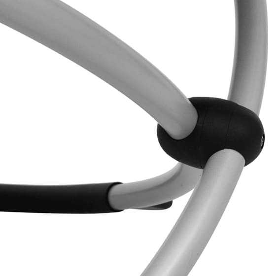 Ξαπλώστρα Παραλίας/Κήπου VidaXL σε Γεωμετρικό Σχήμα Ατσάλινη με Προσκέφαλο - Taupe image 4