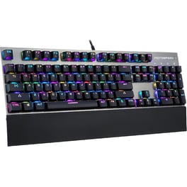 Motospeed CK108 Gaming Μηχανικό Ενσύρματο Πληκτρολόγιο με Outemu Blue διακόπτες και RGB φωτισμό (US)