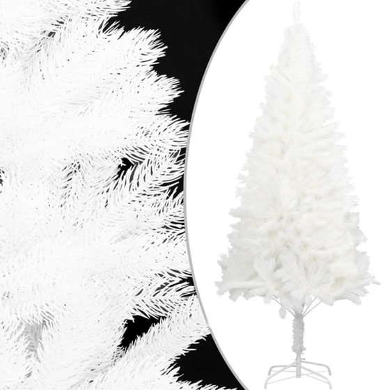 Χριστουγεννιάτικο Δέντρο VidaXL Κλασικό 2.10m - Λευκό image 1