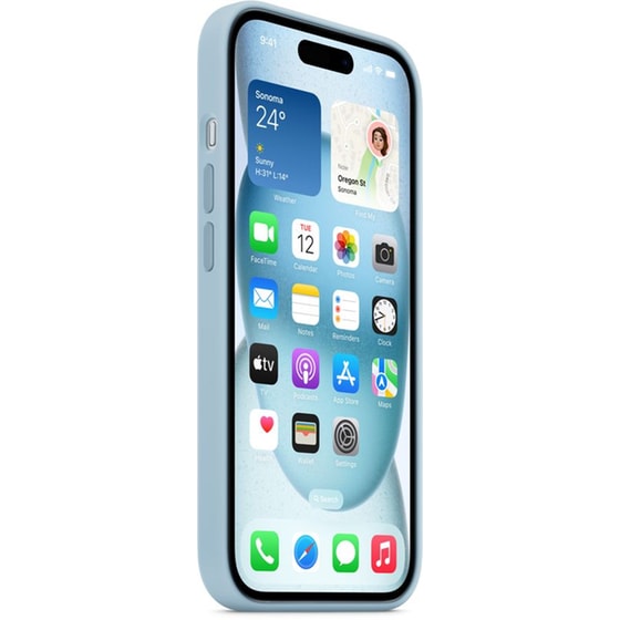 Θήκη Apple iPhone 15 - Apple Silicone Case with MagSafe - Light Blue image 1