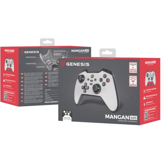 Genesis Mangan 400 NJG-2101 Gamepad Ασύρματο για PC - Λευκό image 7