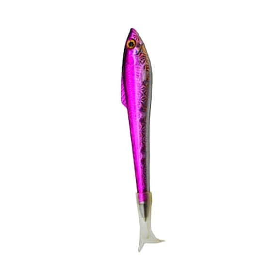 Funky Χιουμοριστικό Στυλό Μωβ Ψάρι Μπλε Χρώμα Purple Fish Pen With Blue Color image 0